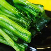 Chinese Broccoli And You Choy With Oyster Sauce · 
