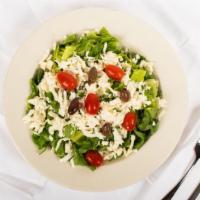 Mozzarella Salad · Choice of dressing.