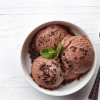Chocolate Ice Cream · Creamy, Chocolate flavored Ice Cream.