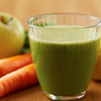 Body Cleanser Juice · Spinach, cucumber, carrot, parsley, and ginger.