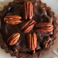 Chocolate Pecan Torte · (vegan, gluten free).