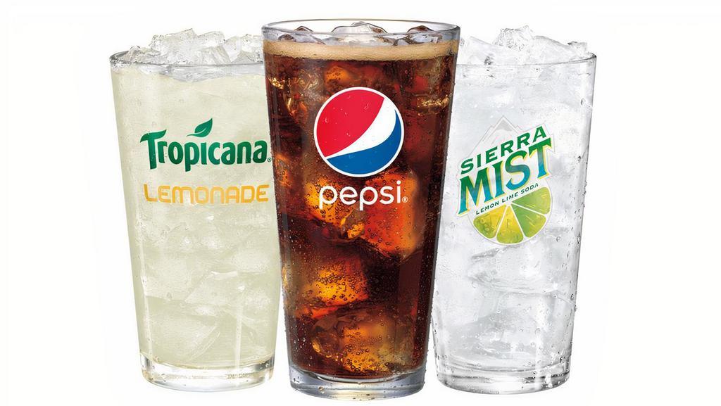 16Oz Fountain Drink · Select a delicious and refreshing fountain drink to complete your meal.