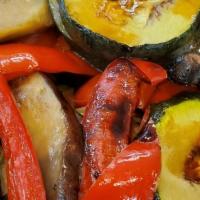 Roasted Vegetables · Roasted & Glazed with Balsamic Reduction