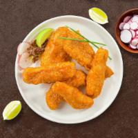 Hometown Honey Mustard Tenders · Chicken tenders fried until golden brown before being tossed in ranch sauce. Served with you...