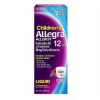 Children'S Allegra Allergy Berry Flavor (4 Fl Oz) · Kid allergies are unpleasant. Taking their allergy medicine doesn't have to be. Alleviate th...