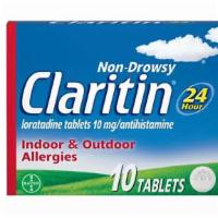 Claritin Tablets (10 Ct)
 · Non-drowsy relief against pollen, mold, dust, and pets Provides relief of symptoms that can ...