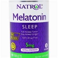 Natrol Melatonin 5Mg Time Release Tablets · Natrol Melatonin 5mg Time Release: 2-Layer Tablet outer layer releases Melatonin quickly to ...