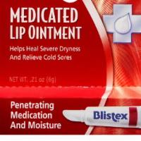 Blistex Medicated Lip Ointment (6G)
 · When your lips are dry, it can cause you discomfort. Heal your dry, chapped lips with Bliste...