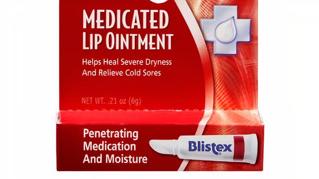 Blistex Medicated Lip Ointment (6G)
 · When your lips are dry, it can cause you discomfort. Heal your dry, chapped lips with Blistex Medicated Lip Ointment. The medicated formula heals cold cores and relieves dry, cracked lips by softening and hydrating cells. After using this gentle emollient-based ointment, you will notice that your lips feel softer, smoother and moisturized.