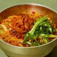 Kim Chi Ramen · Rich kimchi soup with ramen noodles. Add pork and tofu for a traditional take of kim chi stew.