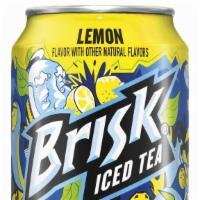 Brisk Iced Lemon Tea  · Can Soda 355ml