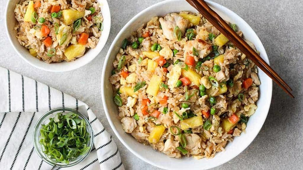 Pineapple Chicken Fried Rice · 