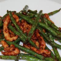 String Bean Garlic Sauce · Spicy.