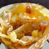 Pineapple Lychee · Pineapple, lychee, in-house whipped cream, in-house custard cream.