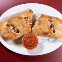 Stromboli Large (Feeds 2-3) · Get that Stromboli just the way you like it! Served with a side of Marinara (4 oz).