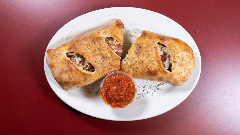 Stromboli · Ham, salami, pepperoni, peppers and cheese.