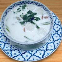Tom Kha Puck (Vegetarian) (Best Seller) · Mixed vegetables cooked in coconut milk with galanga