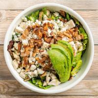 Westville Cobb Salad (Dinner) · Grilled chicken, bacon, avocado and blue cheese over romaine and mixed greens with balsamic ...