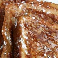 Frenchies French Toast · Original style french toast, dusted with powder sugar.