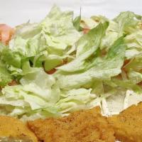 Chicken Cutlet On A Hero · COMES WITH LETTUCE,TOMATO,MAYO & CHEESE
