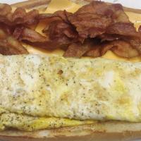 Pork Bacon Eggs And Cheese On Hero · U CAN CHOOSE TURKEY BACON INSTEAD