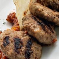Polpette Di Carne, Con Caponata Siciliana · Wildboar meatballs with caponata