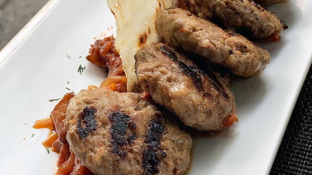 Polpette Di Carne, Con Caponata Siciliana · Wildboar meatballs with caponata