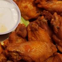 Classic Buffalo Wings (8) · Mild. The original and crowd favorite served w blue cheese.