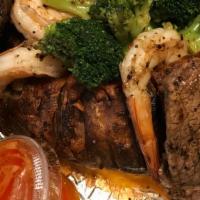 Steak Shrimp Broccoli · A shrimp lovers dish that has a balance of both joy and health choices.