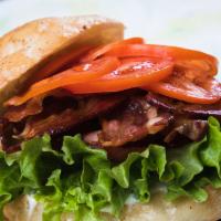 Blt Sandwich · Keep it classy with this BLT sandwich, served on your choice of hero or roll.