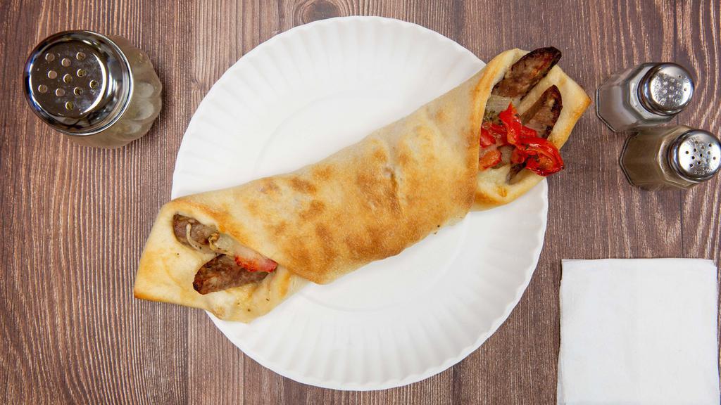 Sausage Roll · Peppers, onions & cheese.