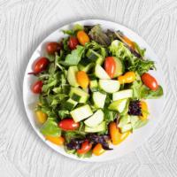 Great Garden Salad · (Vegetarian) Romaine lettuce, cherry tomatoes, carrots, and onions dressed tossed with lemon...