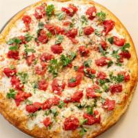Grandma Pizza · Large. Pan pizza only. Plum tomato, fresh mozzarella, and basil.