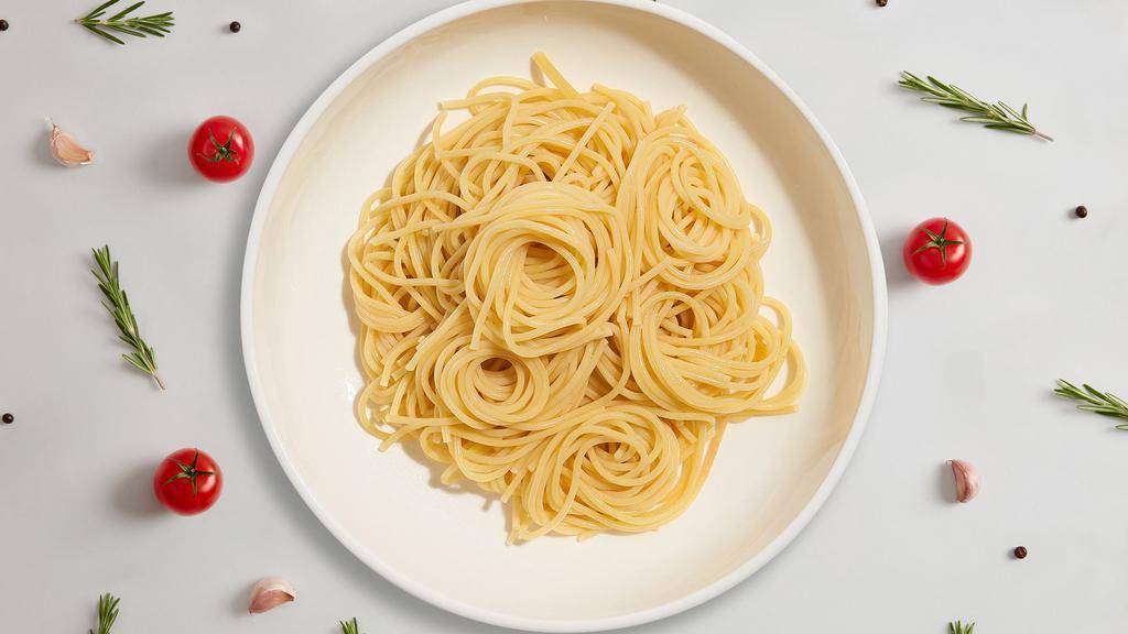 Your Linguine · Fresh gluten-free linguine cooked with your choice of sauce and toppings!