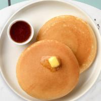 Classic Pancakes · Three fluffy house pancakes cooked with care and love