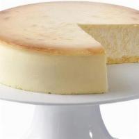 Cheesecake · A mixture of a soft, fresh cheese, eggs, and sugar on a base made from crushed cookies.