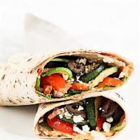 Betty'S Wrap · 3 egg whites, mushrooms, peppers, onions, cheddar cheese.