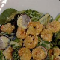 Crispy Shrimp Salad · Shellfish salad.