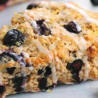 Mongo Blueberry Oat Scone · Whats better than a nice buttery blueberry scone? .. ain't nothing! Our scones are flaky, cr...