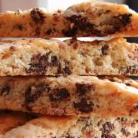 Mongo Vanilla Chip Biscotti · The best Biscotti in the land! Nice and crunchy with Ghiradelli chocolate chips. A great pai...