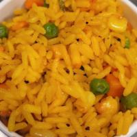 Seasoned Yellow Rice With Vegetables · 