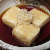 Age Tofu · Deep-fried tofu with dashi sauce