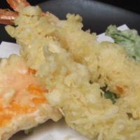 Shrimp And Veggie Tempura Appetizer · 
