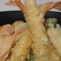 Shrimp And Veggie Tempura Entree · 