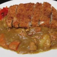Katsu Curry Rice · Chicken or pork cutlet.