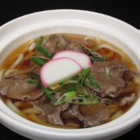 Niku Udon · Udon with slices of beef