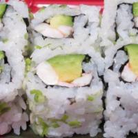 Mononoke Roll · Shrimp, avocado, mayo, and scallion.