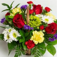 Parsons Basket · This is flower arrangement in basket.
Great to gift any occasions such as birthday, congratu...