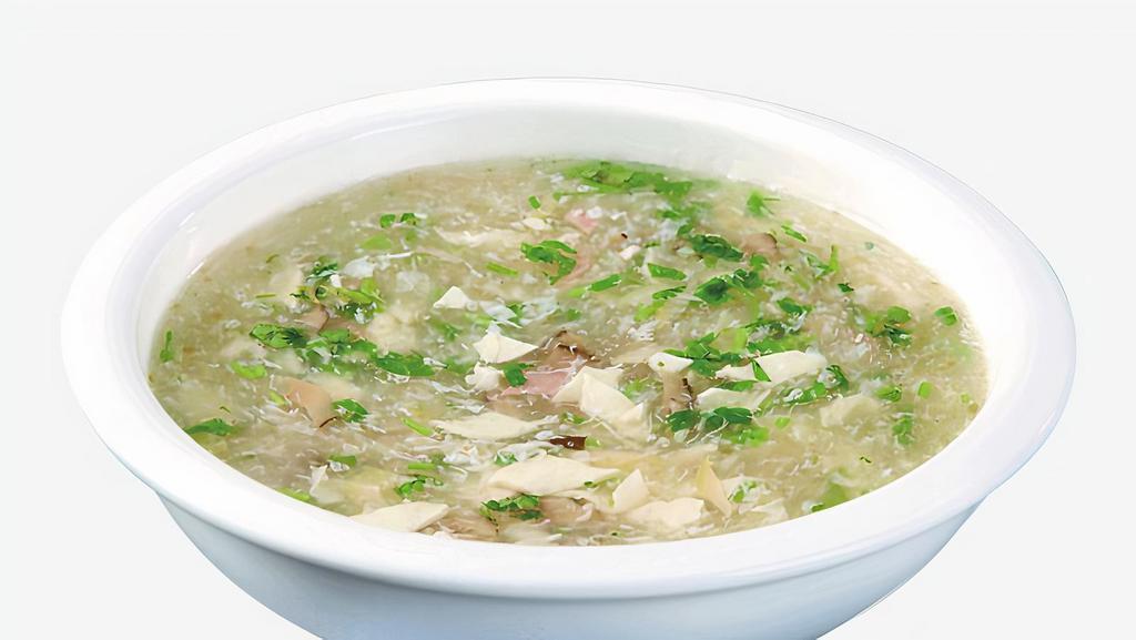 West Lake Beef Soup 西湖牛肉羹 · 1 round quart (32 oz), Good for 3-4 people sharing