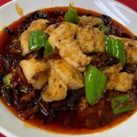 Poached Sliced Fish In Hot Chili Oil 水煮魚 · Spicy 🌶.